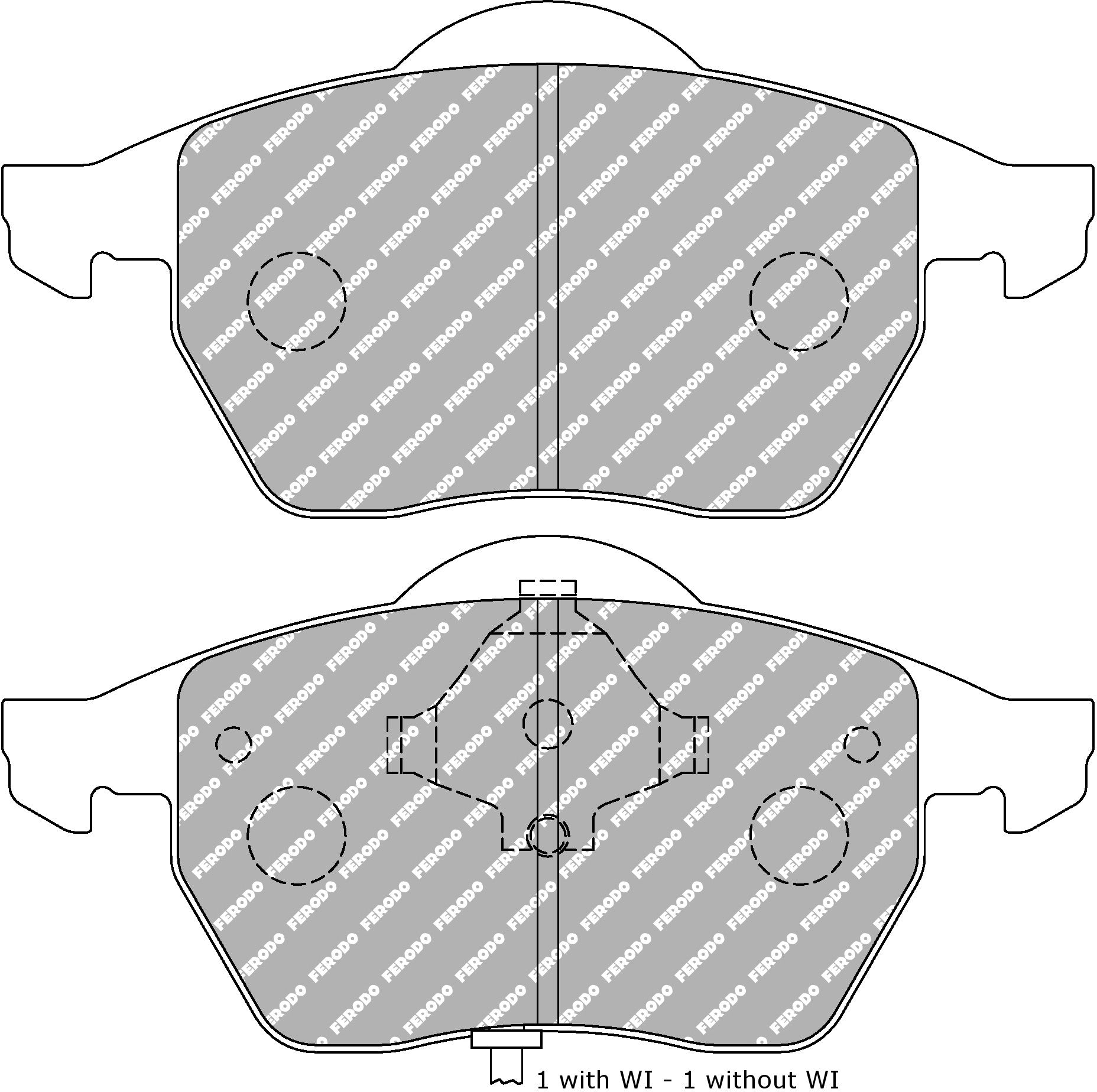 Ferodo Semi-Metallic Brake Pads | FER-FDS1463