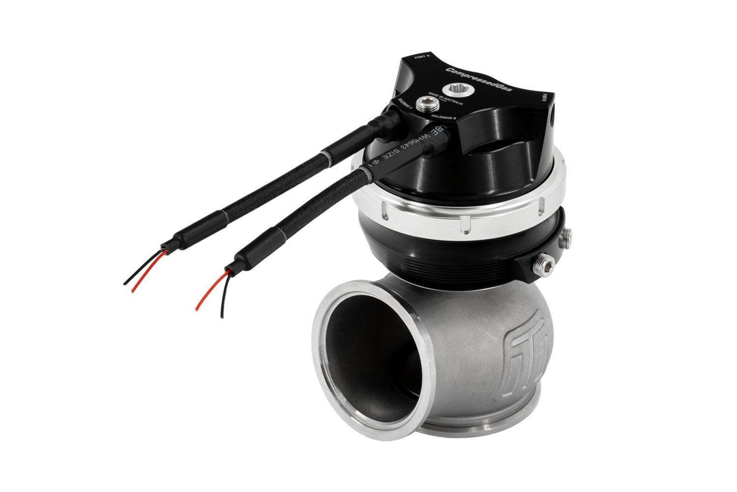 GenV WG60CG PowerGate60 Compressed Gas (Solenoid) 7psi Black by Turbosmart - performance upgrade from Torque Lab