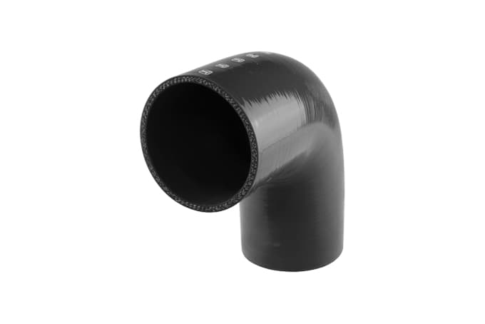 Silicon Hose 90 Elbow 3.50" BLACK by Turbosmart - performance upgrade from Torque Lab