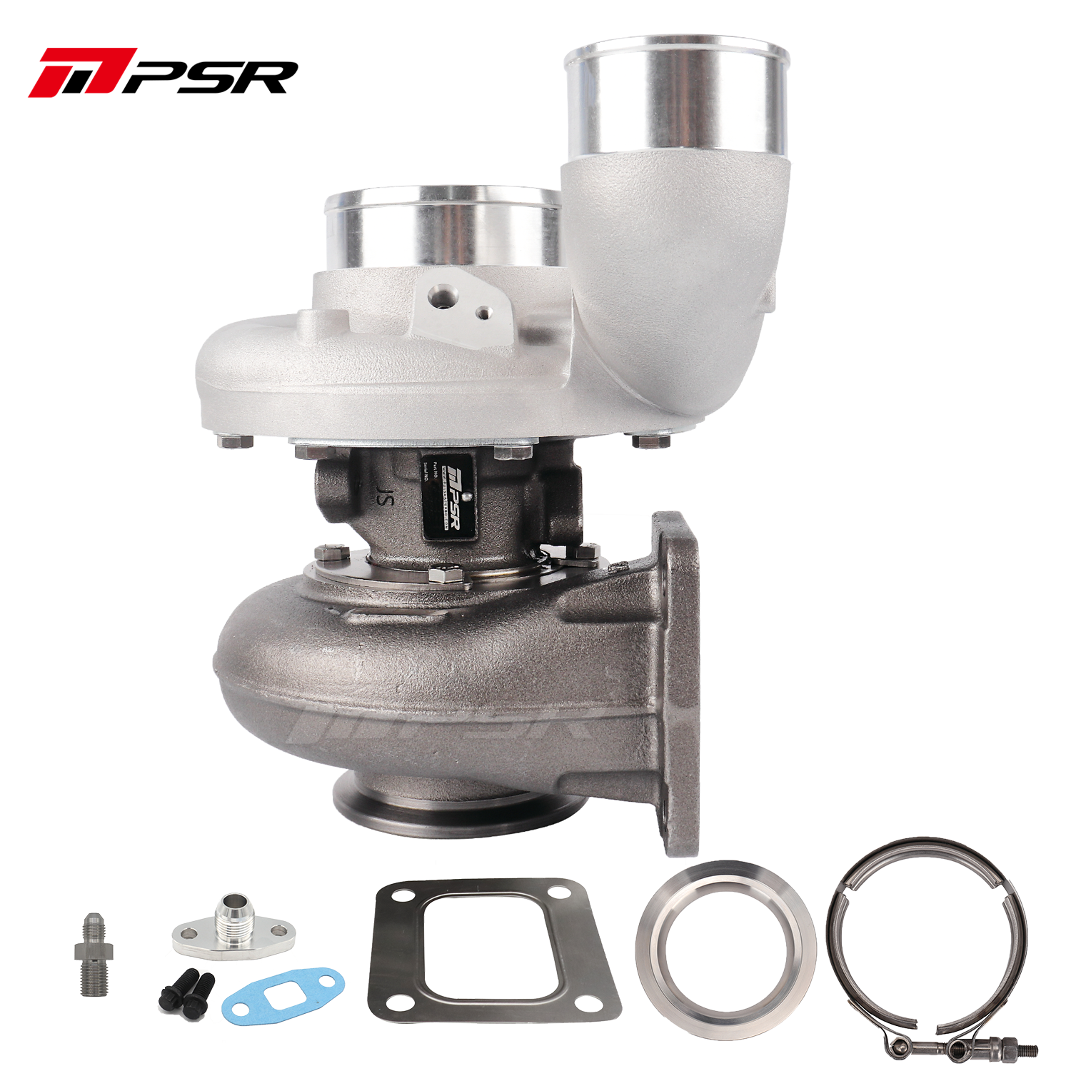PULSAR Billet 363D 366D 369D DUAL CERAMIC BALL BEARING Turbo with 90¡ã Elbow Outlet Compressor by Pulsar Turbo available at Torque Lab