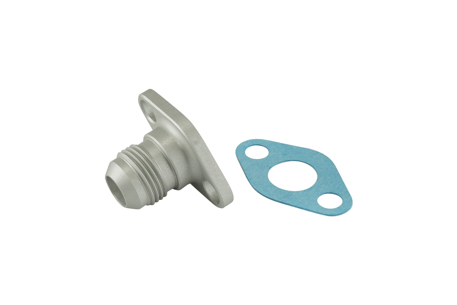 38.1mm 10AN Oil Drain Silver by Turbosmart - performance upgrade from Torque Lab