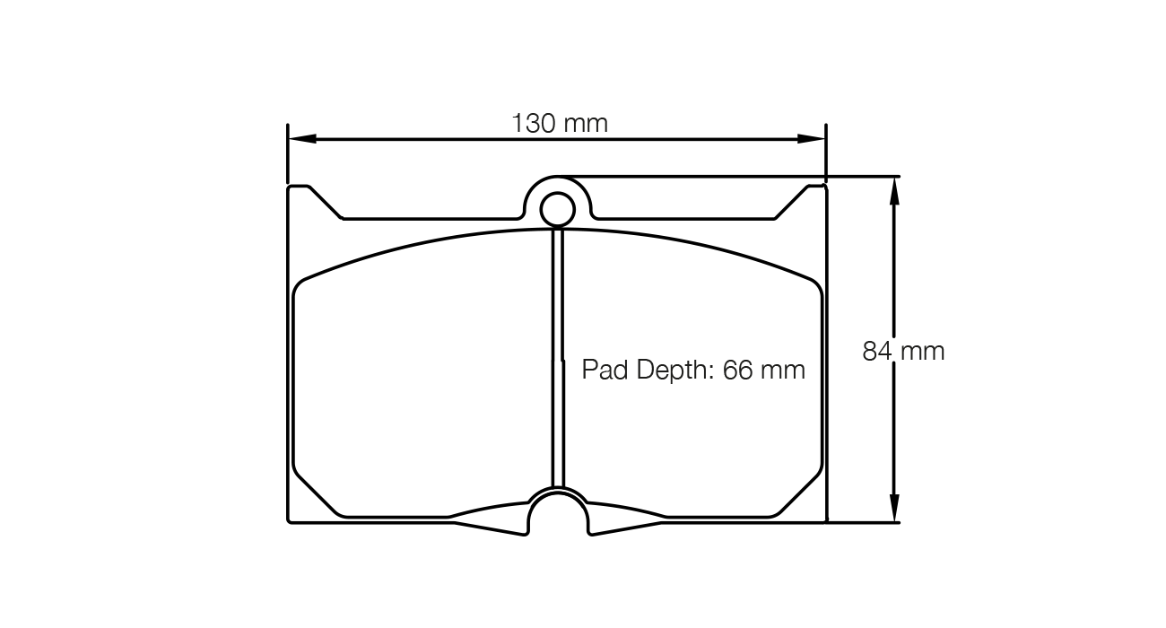 Pagid Racing RSH 3 Brake Pads - Front | S8059H03001 - Pagid Racing brake pads