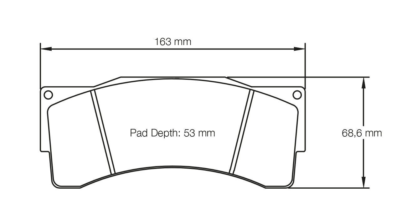 Pagid Racing RSL 1 Brake Pads - Brake | S2559L01001 - Pagid Racing brake pads