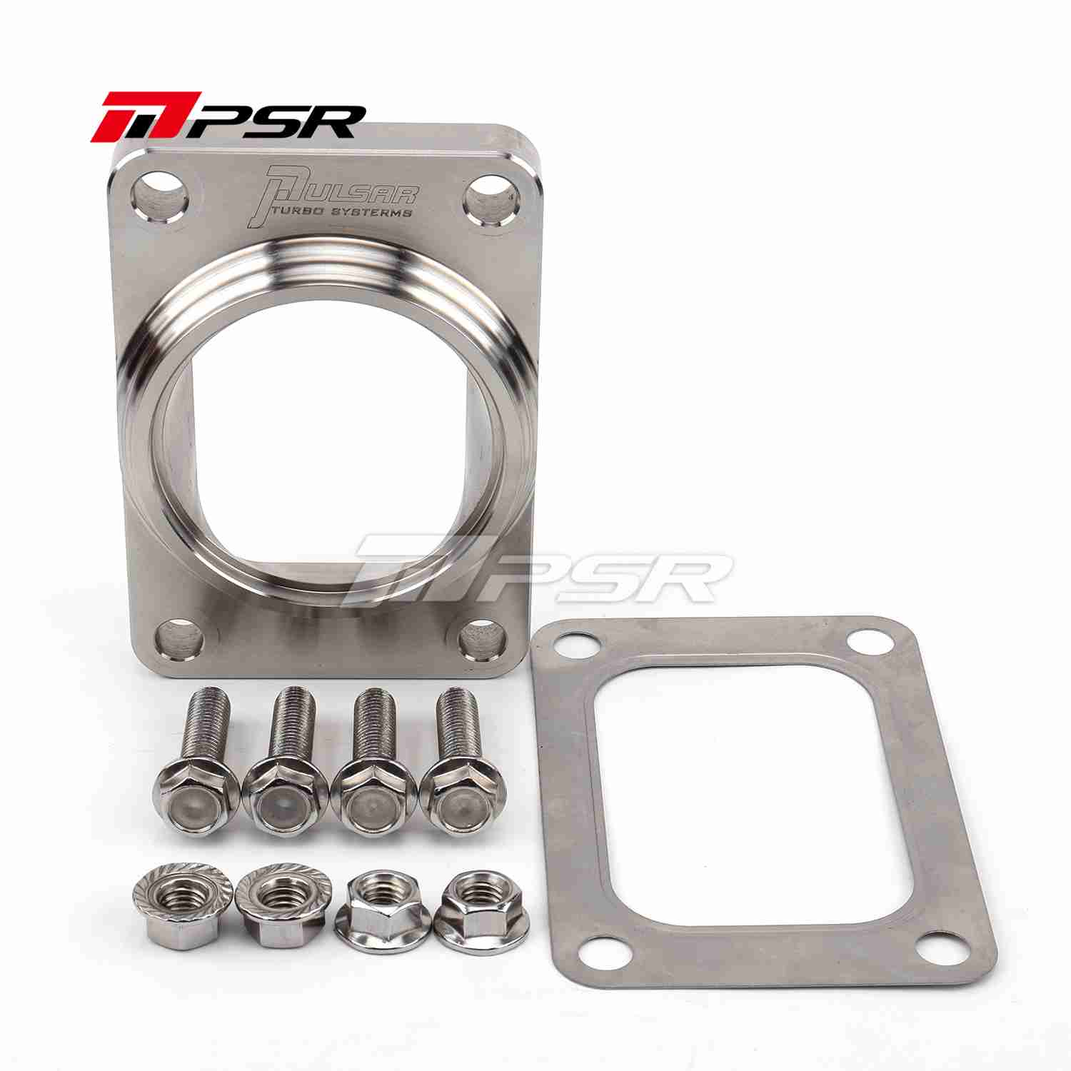 Pulsar Turbo PSR Billet Transition Flange, Hardware Kit included for a easy installation - T6 Open to 3" OD Tubing by Pulsar Turbo available at Torque Lab