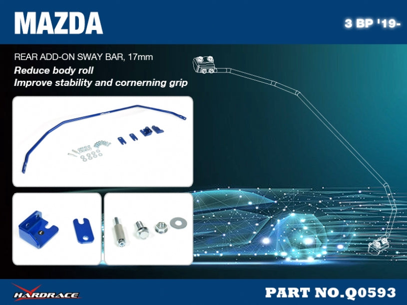 Rear Add-on Sway Bar Mazda 3, CX-30