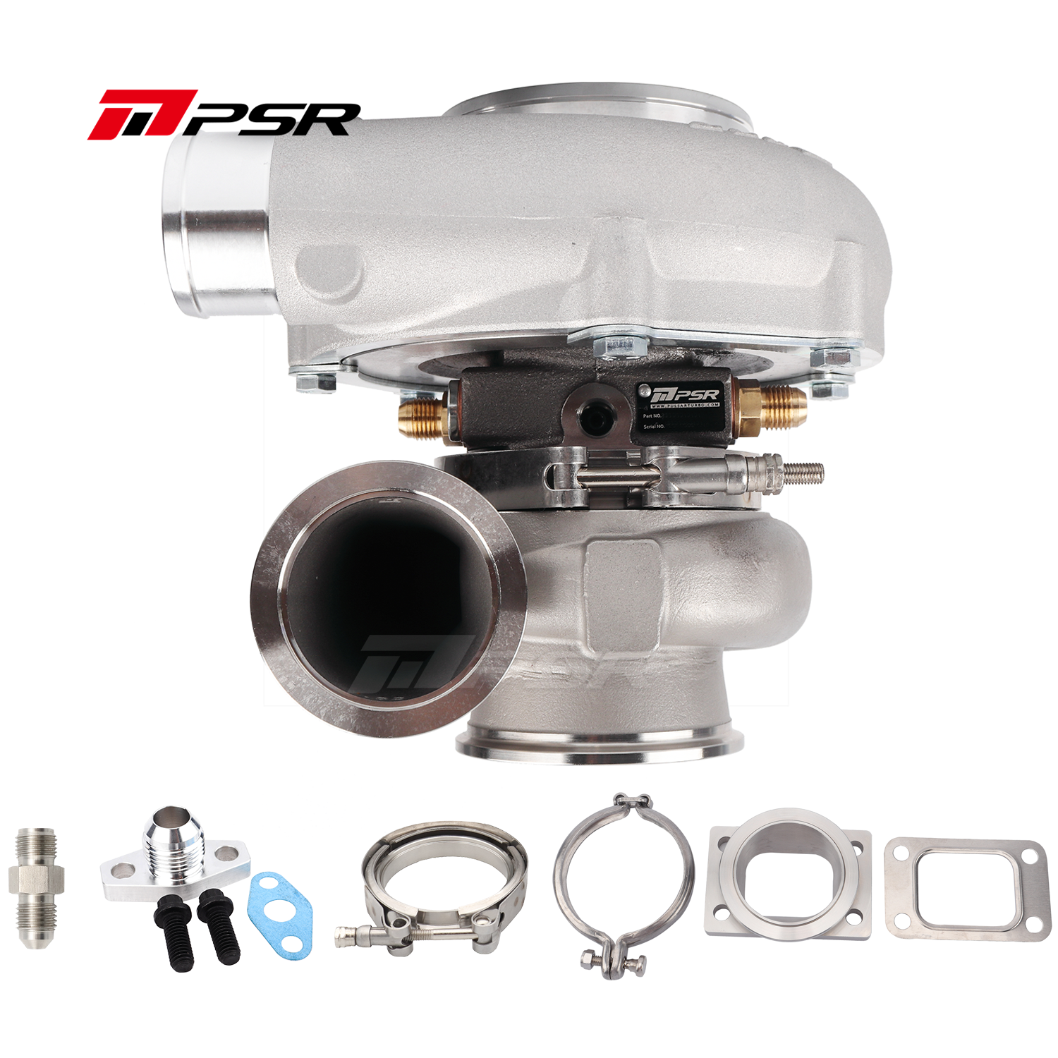 Pulsar Turbo PSR Forward Rotation 6255G Dual Ball Bearing Turbocharger HP Rating 900 by Pulsar Turbo available at Torque Lab