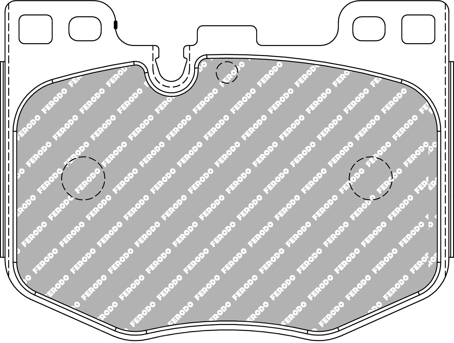 Ferodo Semi-Metallic Brake Pads | FER-FCP5055H