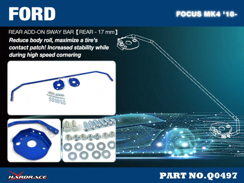 Rear Add-on Sway Bar Ford Focus