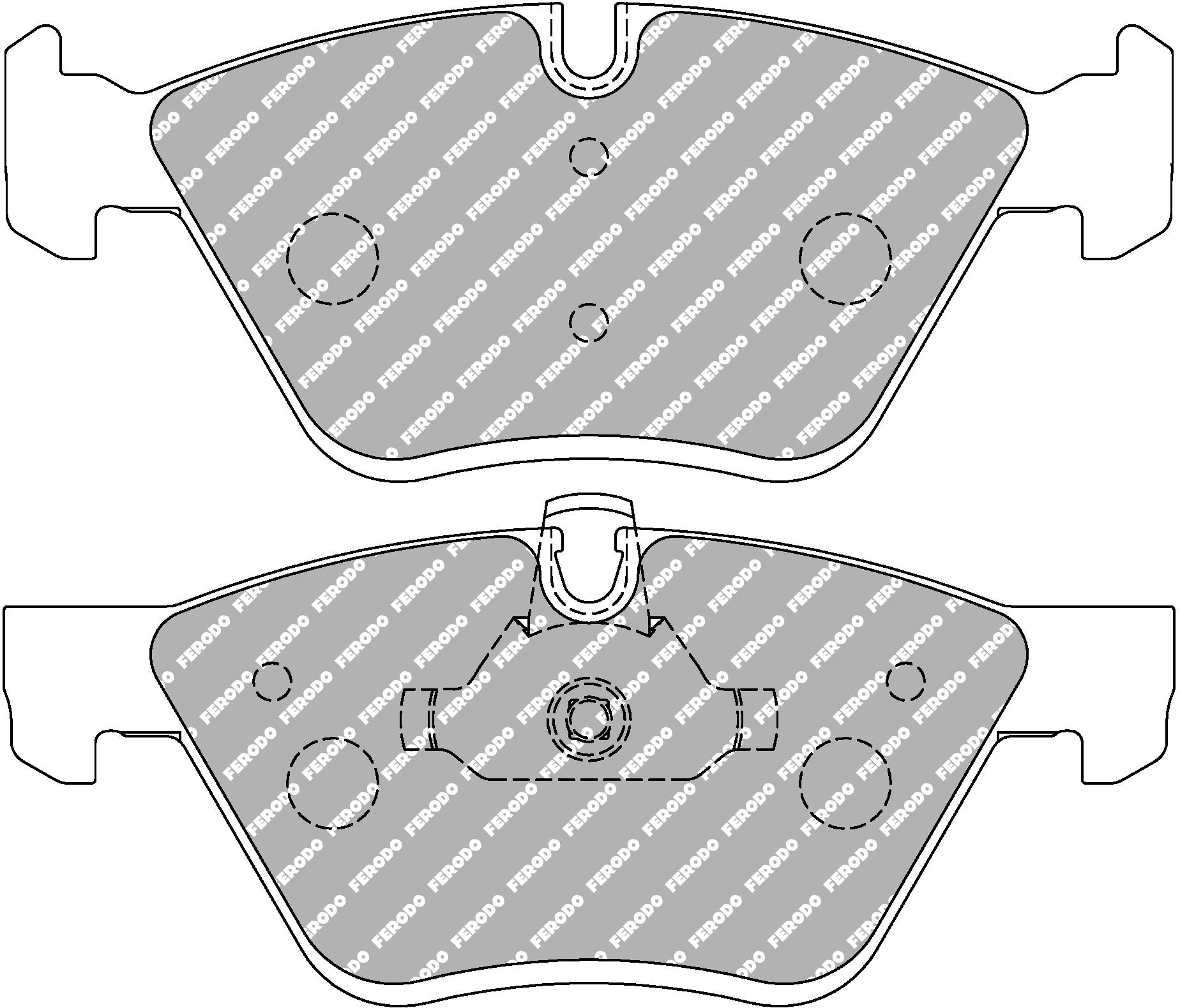 Ferodo Semi-Metallic Brake Pads | FER-FCP1773H