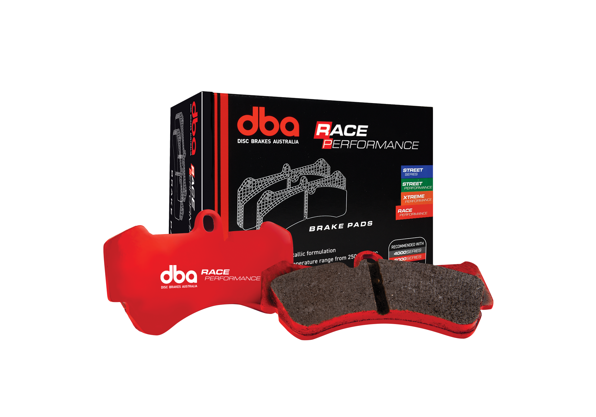 DBA DB1678RP Race Performance front brake pad set