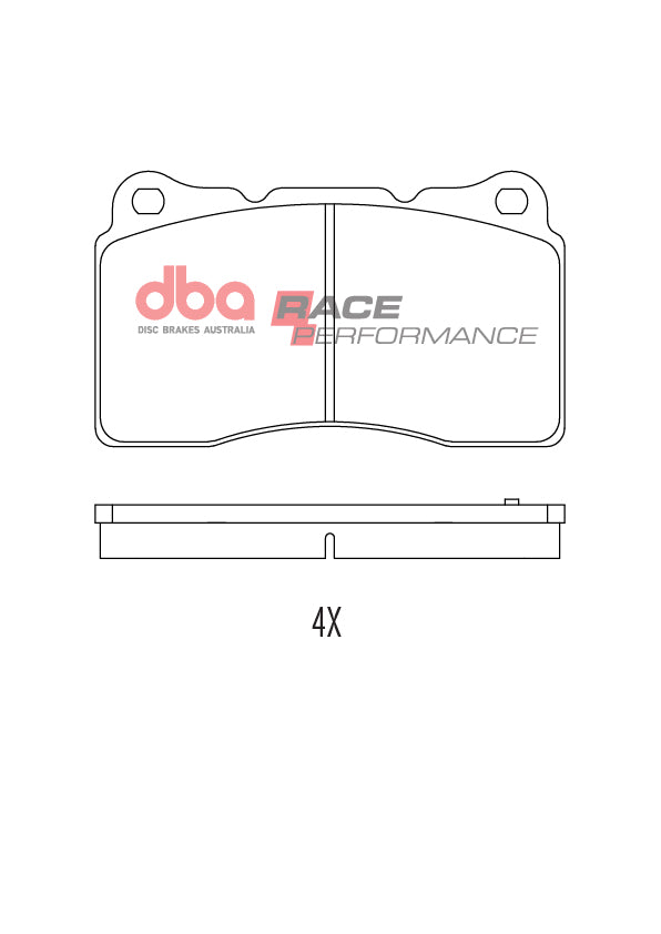 DBA DB1678RP Race Performance front brake pad set