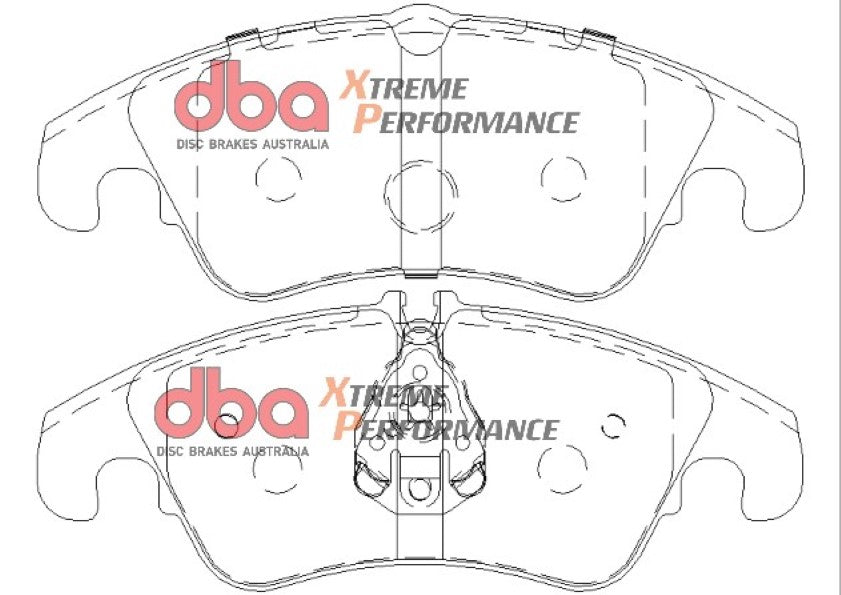 DBA DB2186XP Xtreme Performance front brake pads for Audi A4 A5 A6 A7 Q5 TRW calipers