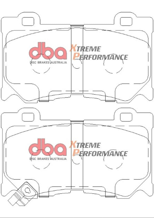 DBA42314S-2400XP front brake kit with 4000 Series T3 rotors and Xtreme Performance pads