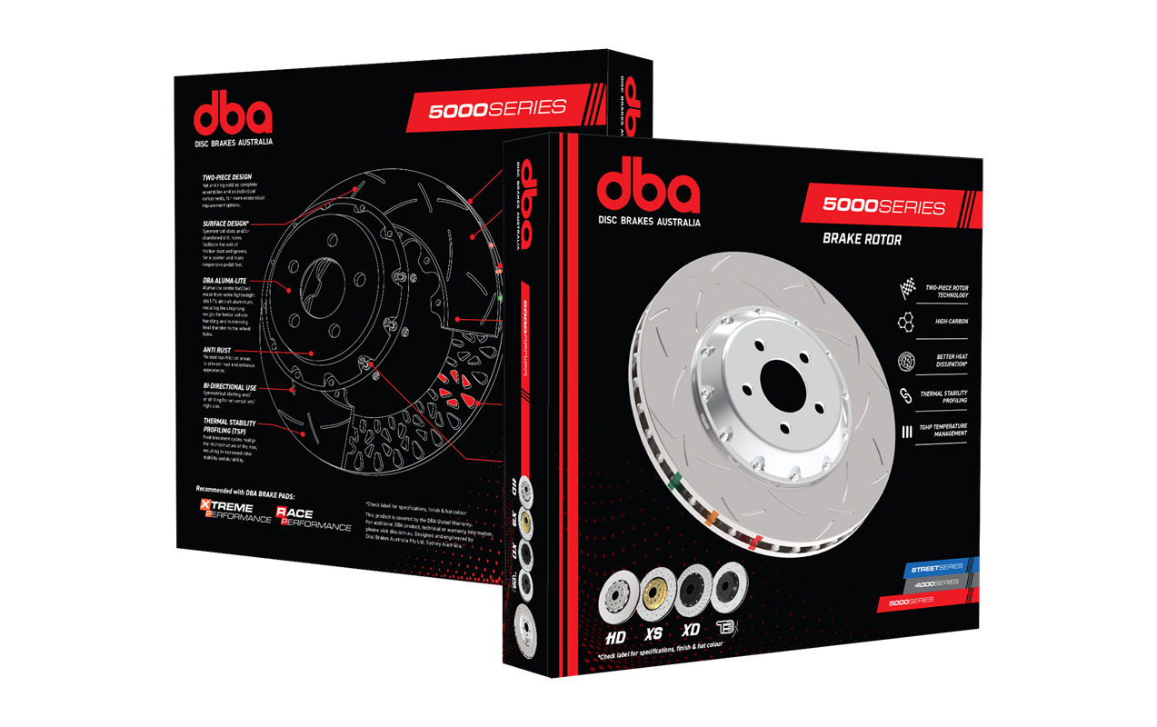 DBA52842SLVS 5000 Series T3 slotted brake rotor Audi TTRS Cupra Brembo applications