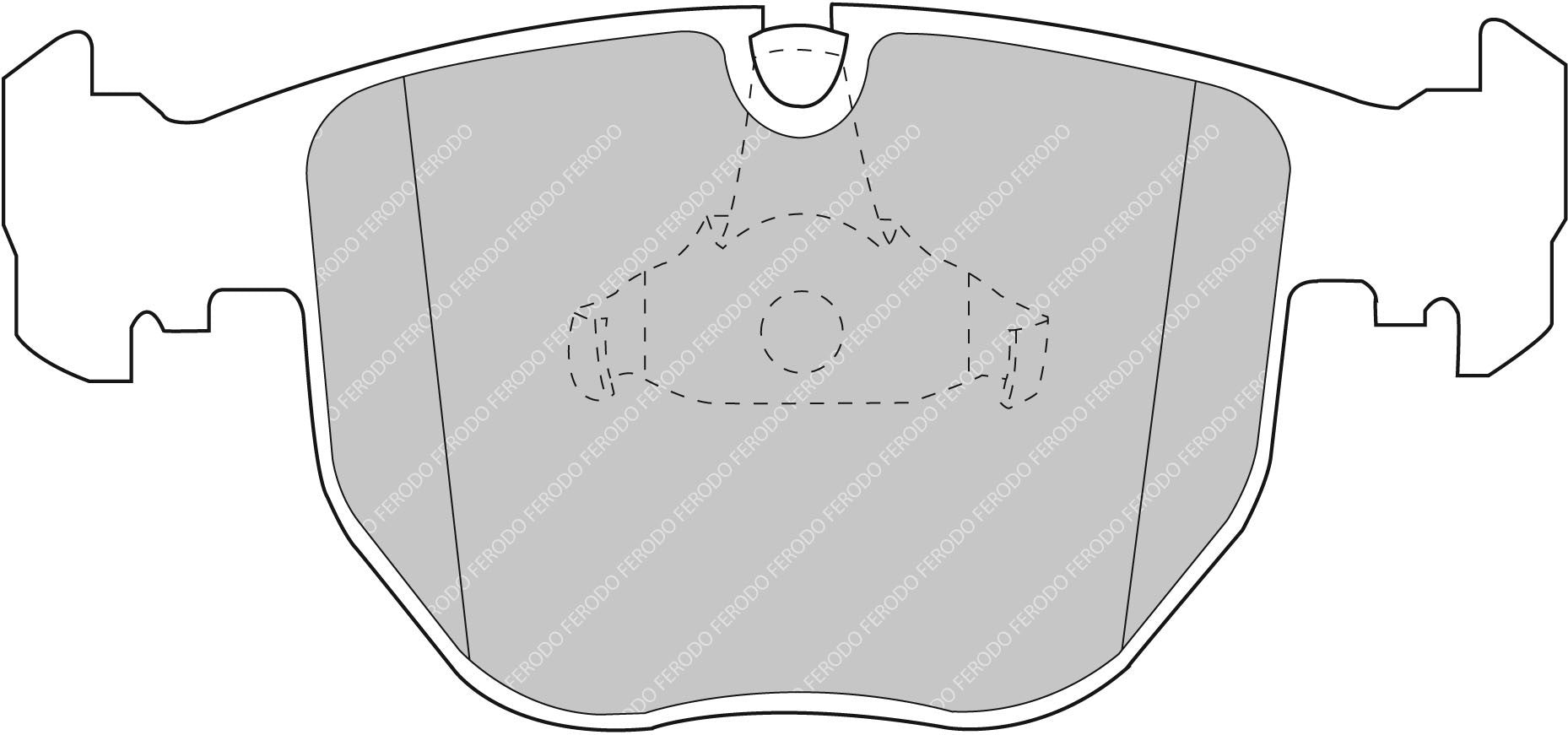 Ferodo Semi-Metallic Brake Pads | FER-FCP997H