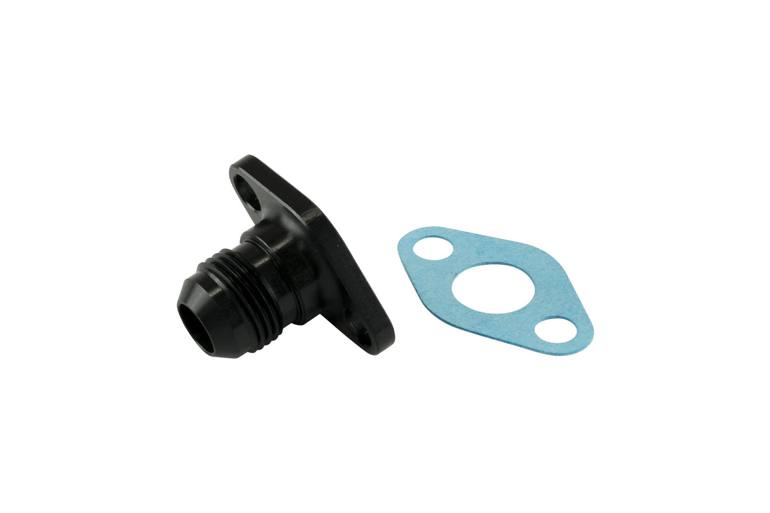 38.1mm 10AN Oil Drain Black by Turbosmart - performance upgrade from Torque Lab