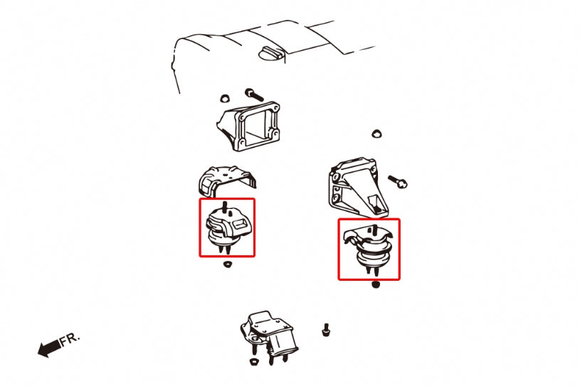 Harden Engine Mount Toyota Mark ii