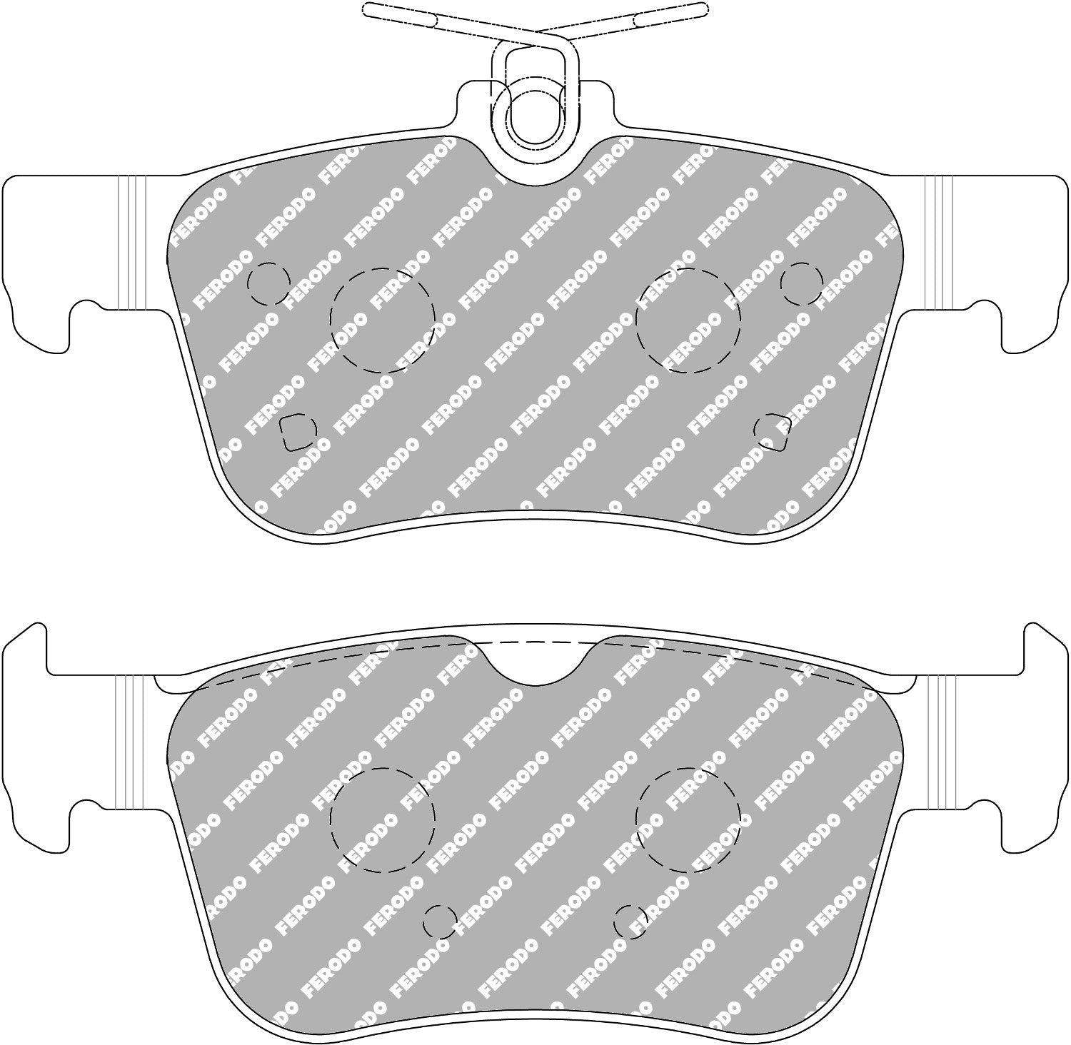 Ferodo Semi-Metallic Brake Pads | FER-FCP5086W