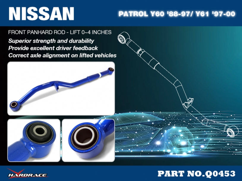 Front Panhard Rod Nissan Patrol