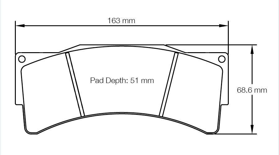 Pagid Racing RST 1 Brake Pads - Front | S8233T01001 - Pagid Racing brake pads