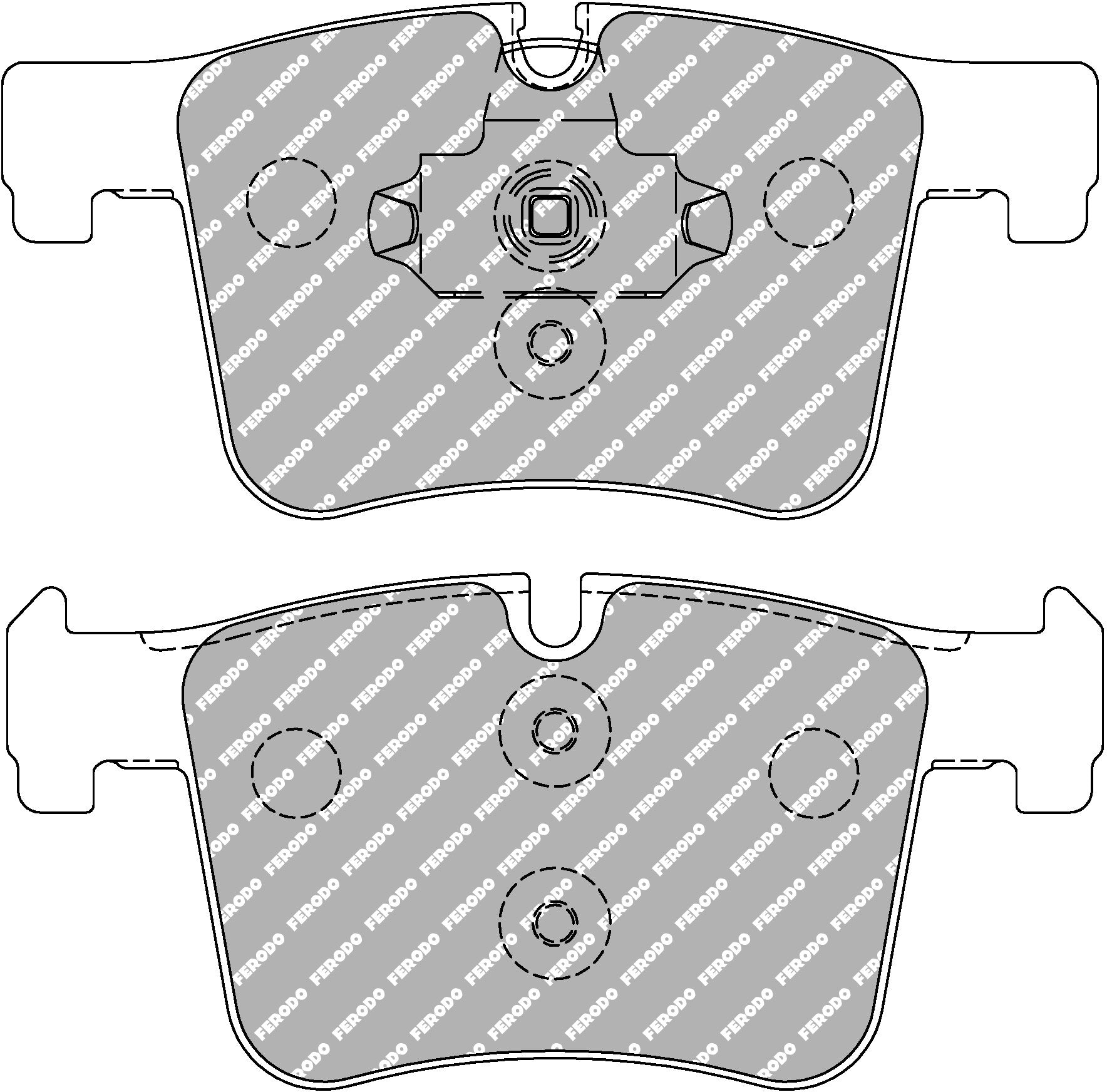 Ferodo Semi-Metallic Brake Pads | FER-FCP4394H