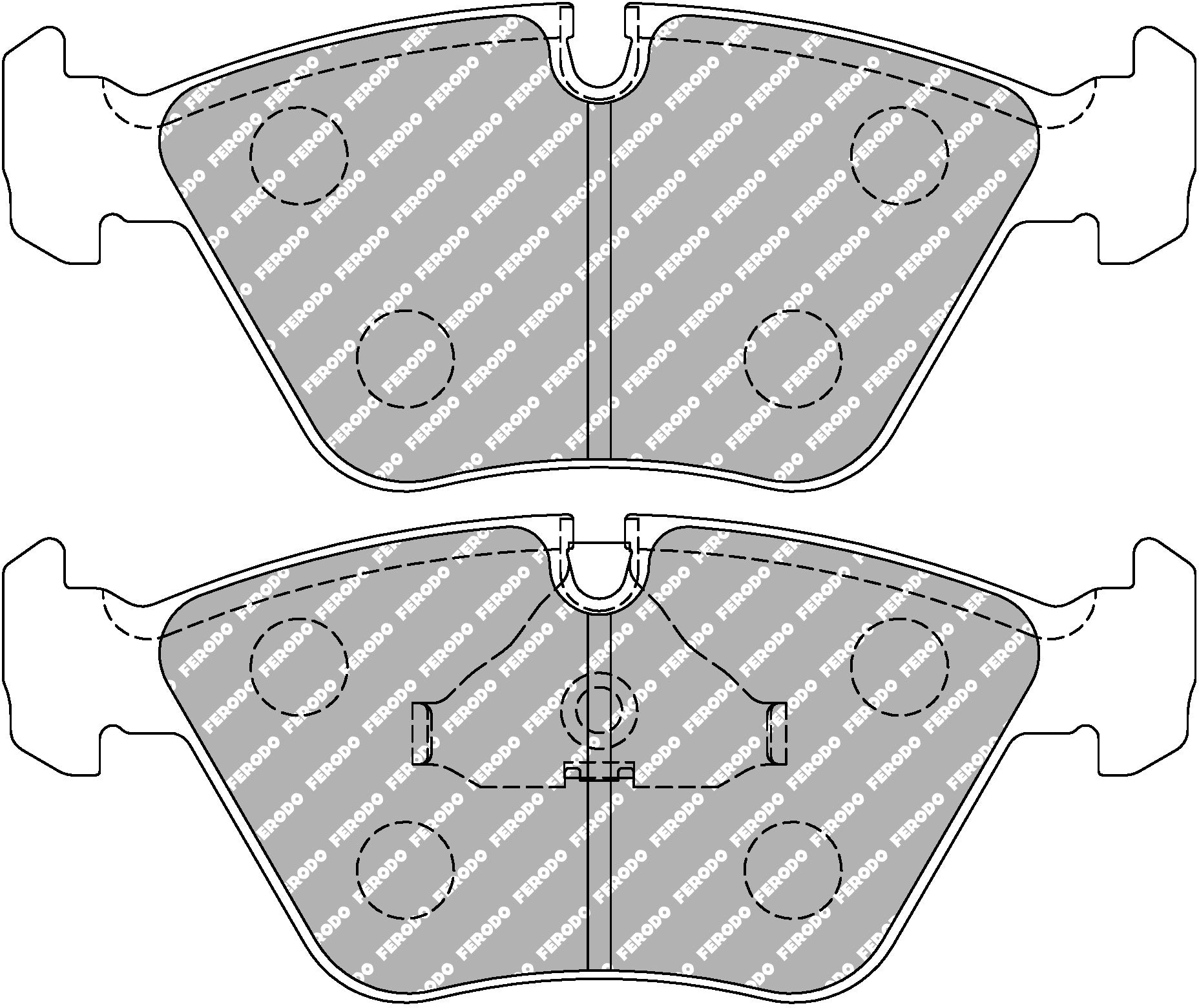 Ferodo Semi-Metallic Brake Pads | FER-FCP779W