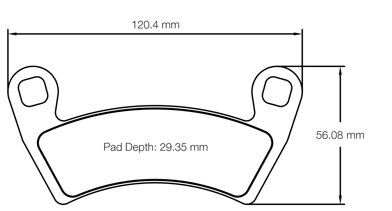 Pagid Racing UT 2 Brake Pads - Front | S6000UT2001 - Pagid Racing brake pads