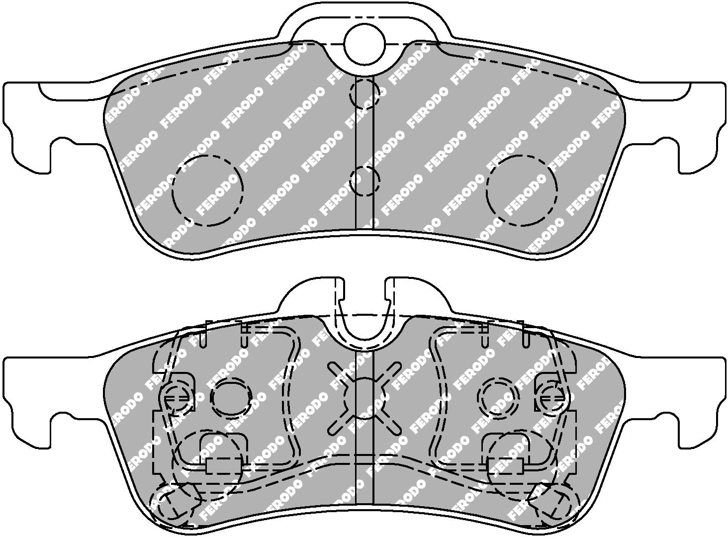 Ferodo Semi-Metallic Brake Pads | FER-FDS1676