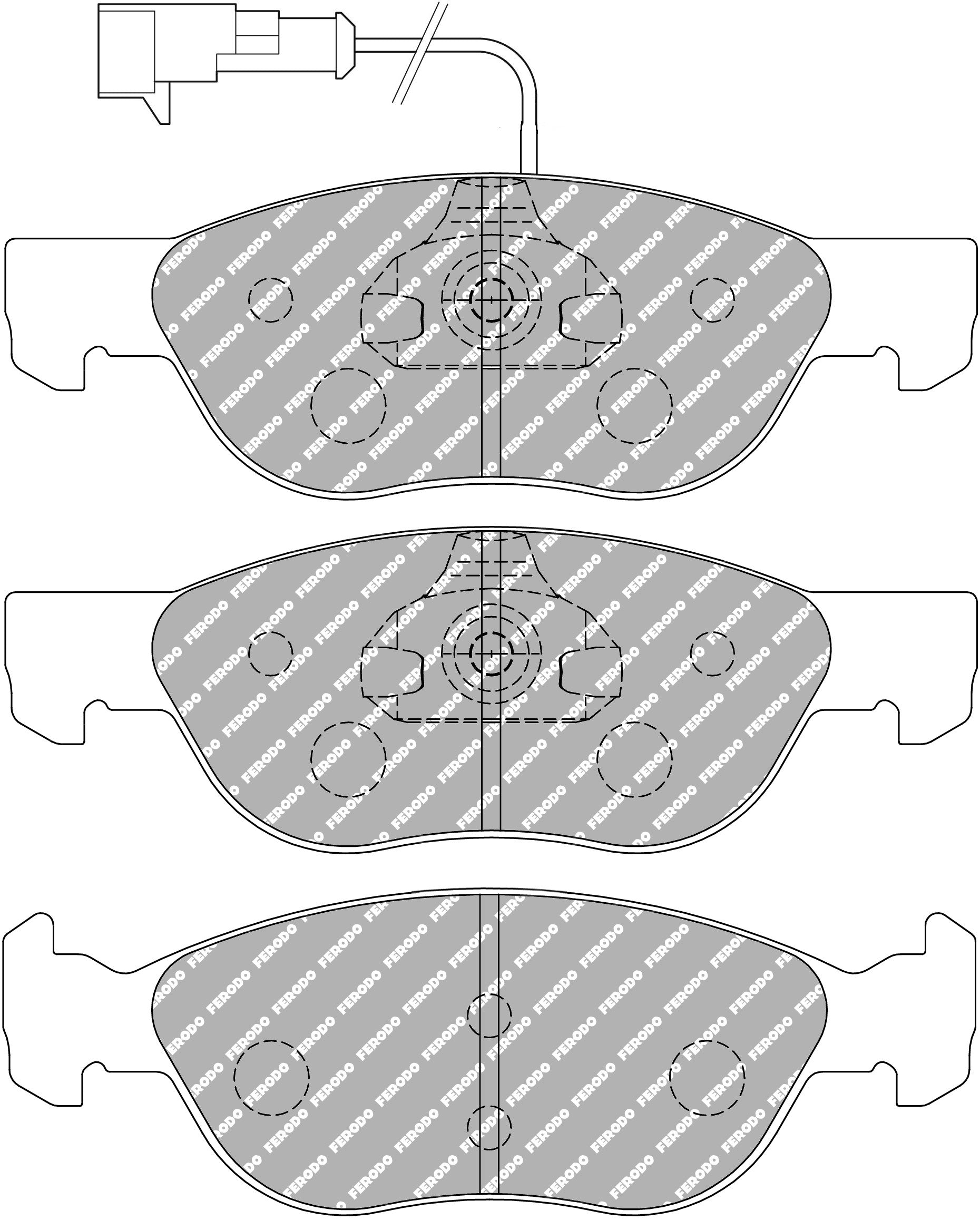 Ferodo Semi-Metallic Brake Pads | FER-FDS1056