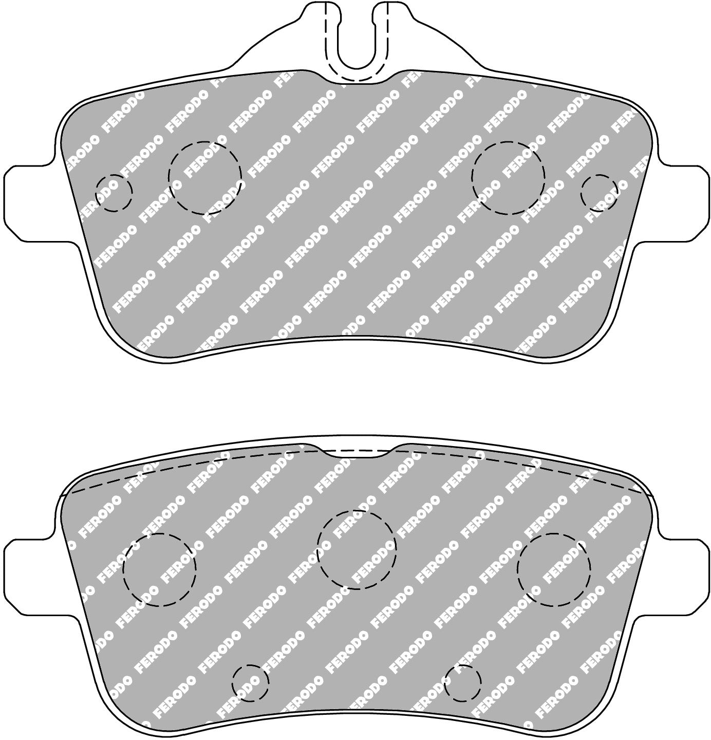 Ferodo Semi-Metallic Brake Pads | FER-FCP4587H