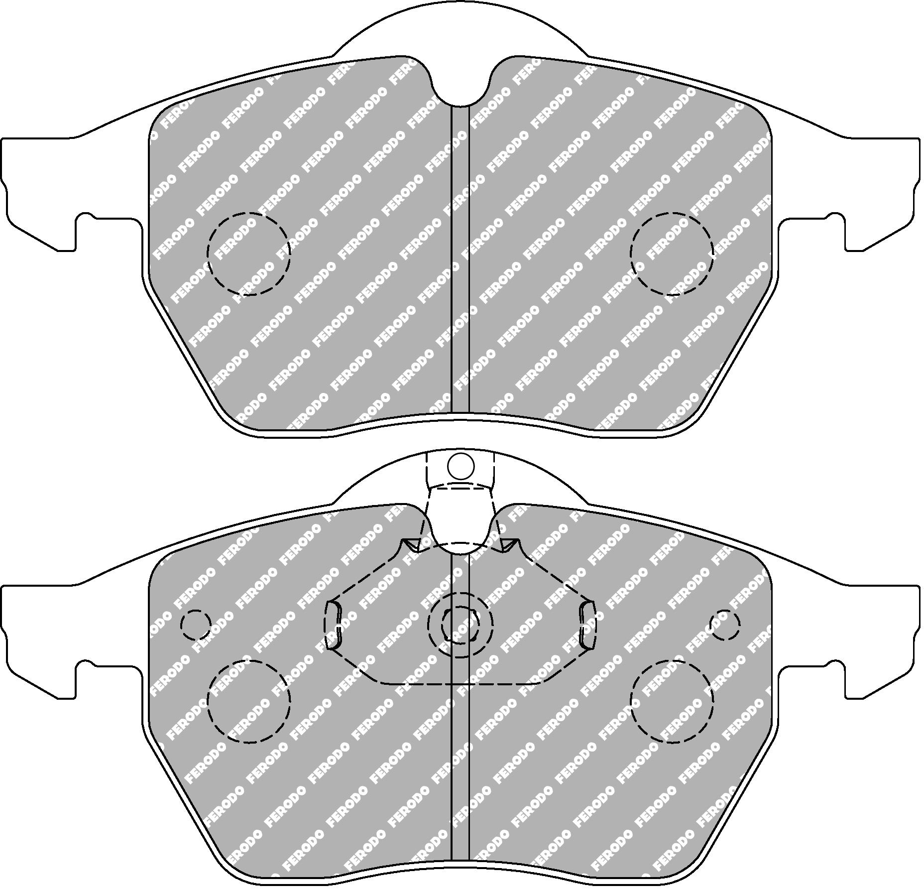 Ferodo Semi-Metallic Brake Pads | FER-FDS1068