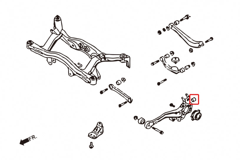 Rear Knuckle Bushing Subaru Legacy/outback