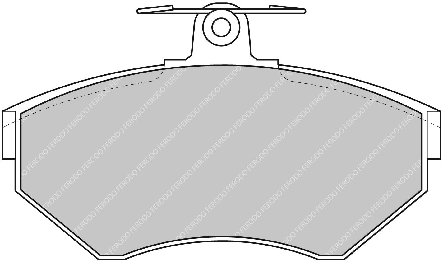 Ferodo Semi-Metallic Brake Pads | FER-FCP1312H