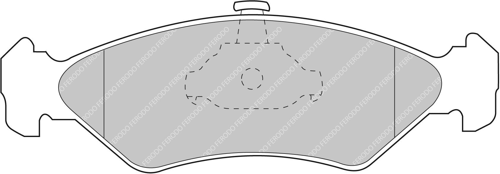 Ferodo Semi-Metallic Brake Pads | FER-FCP1082H