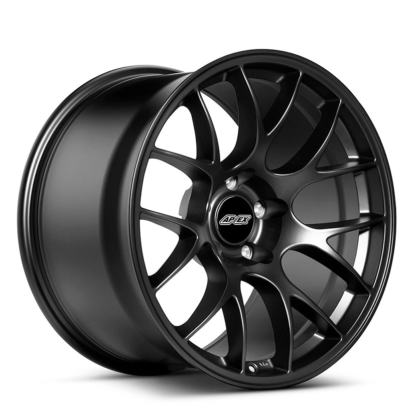 APEX ALLOY WHEEL EC-7 18 X 9.5 ET35 SATIN BLACK 5X120MM 72.56MM