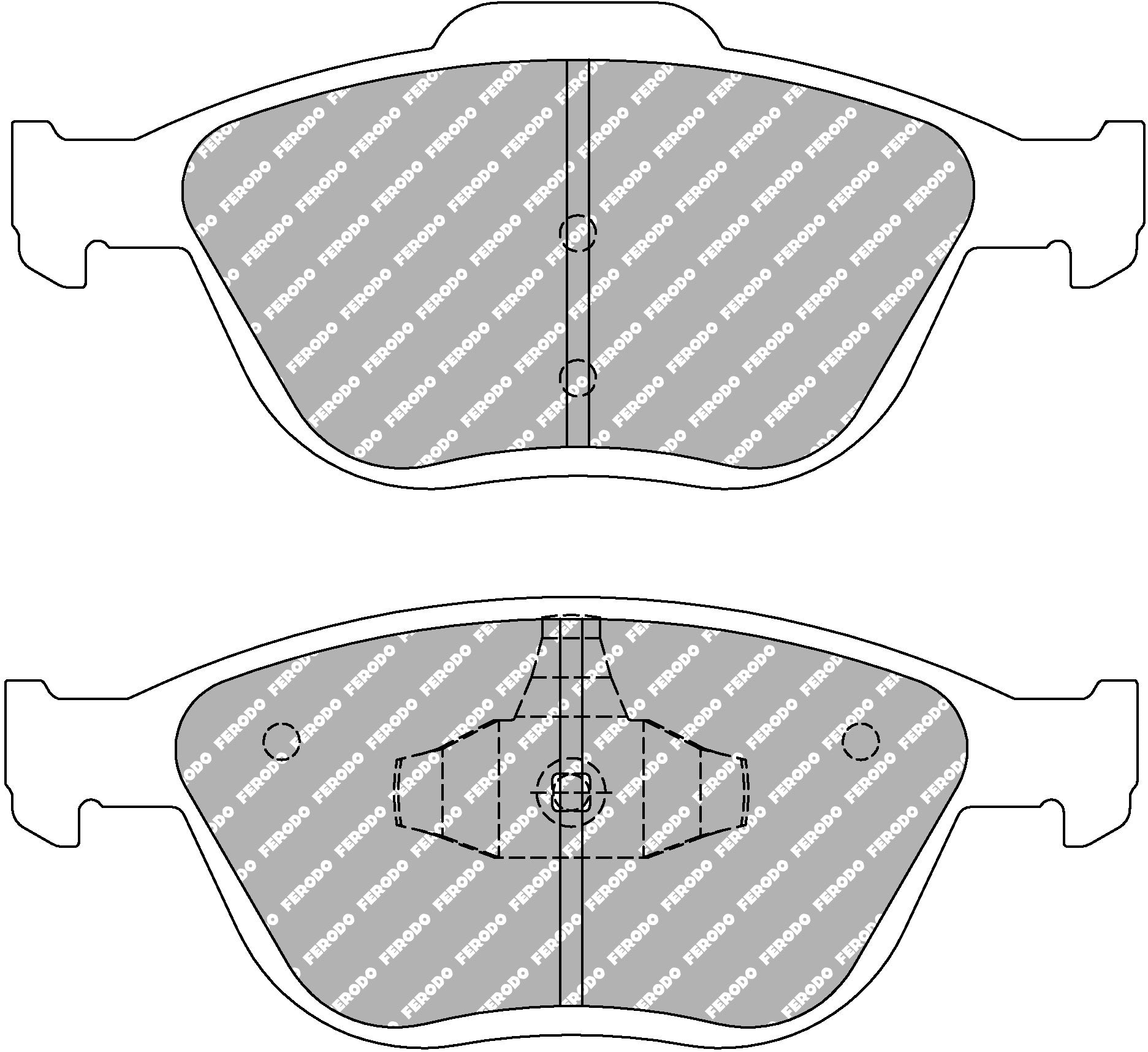 Ferodo Semi-Metallic Brake Pads | FER-FCP1568R