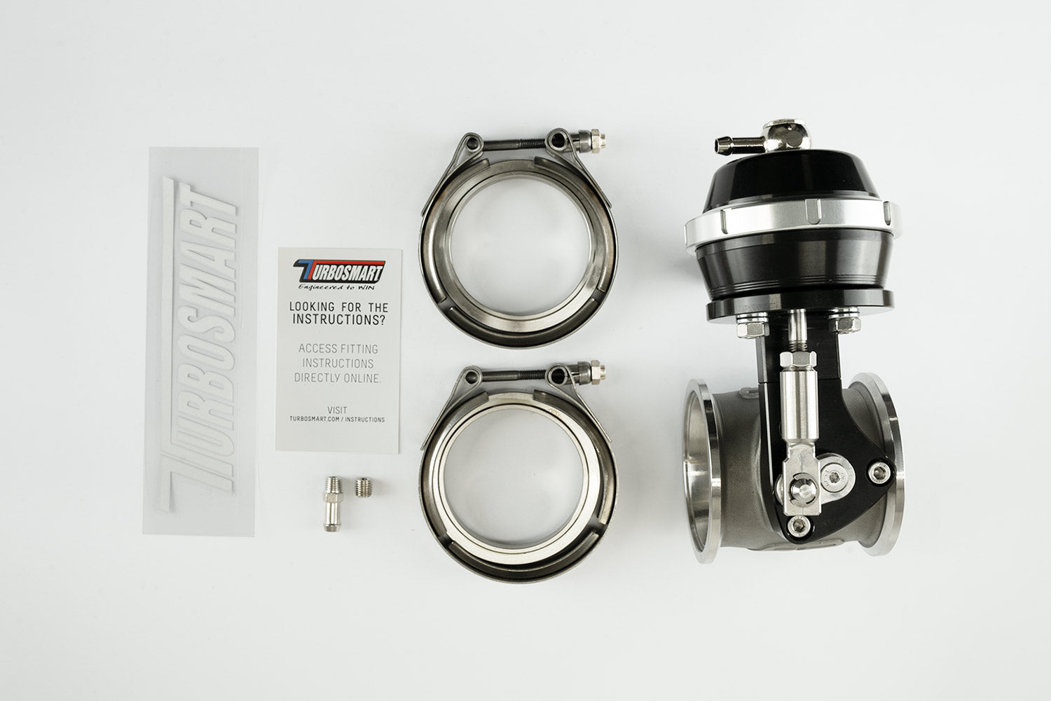 PSG50V Pneumatic StraightGate (Vacuum) 6 InHg Black
