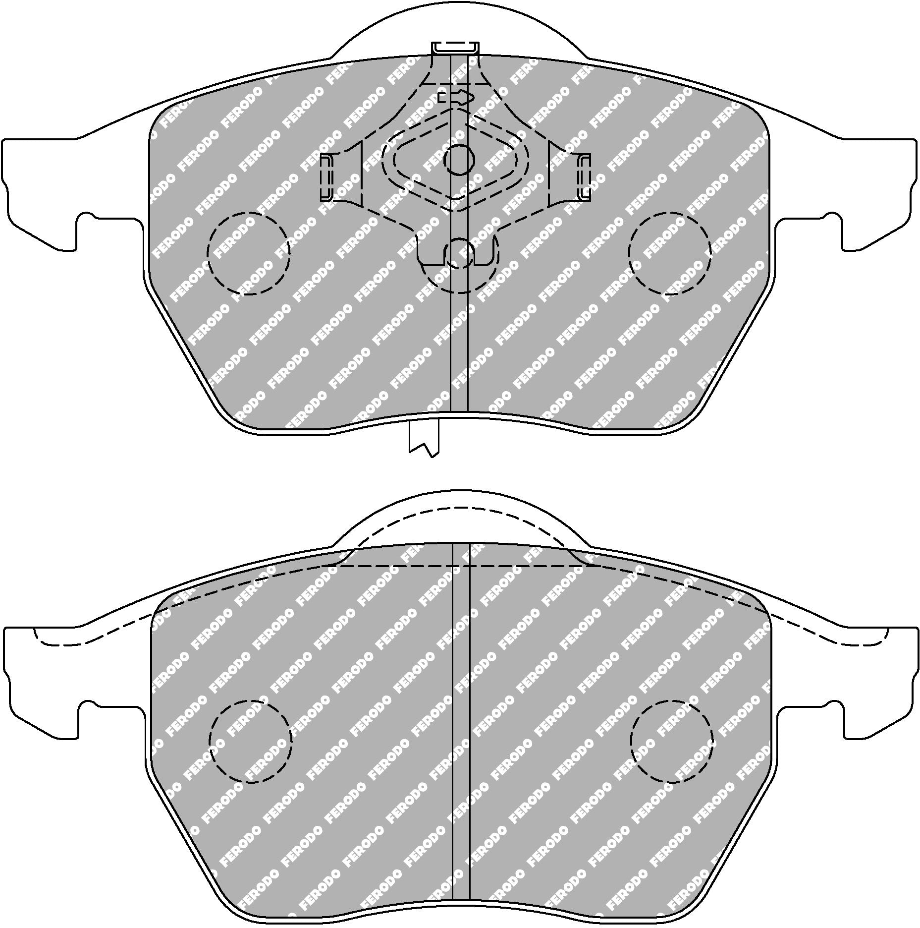 Ferodo Semi-Metallic Brake Pads | FER-FDS1323