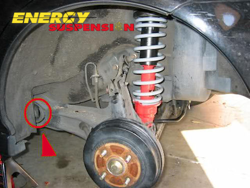 TRAILING ARM SET RIGHT REAR