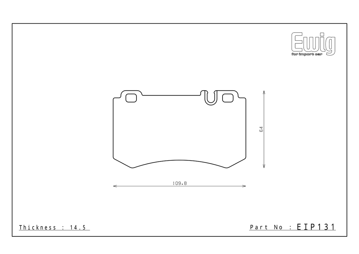 Endless EIP131 official pad shape and dimensions