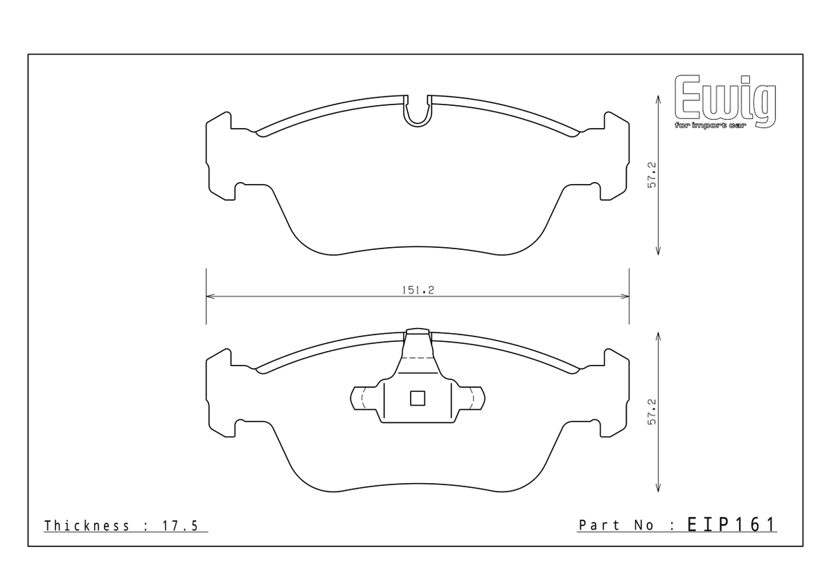 Endless EIP161 official pad shape and dimensions