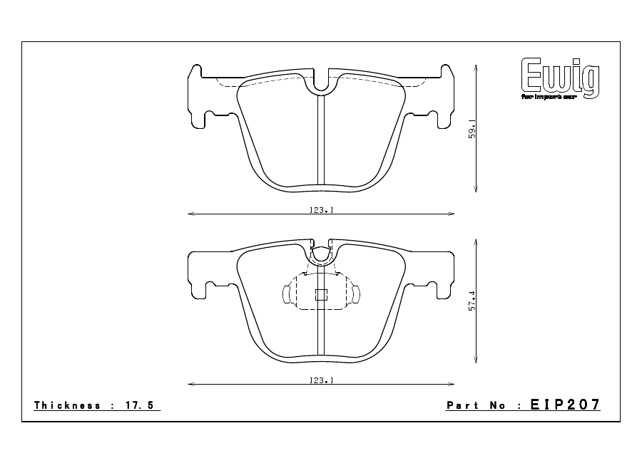 Endless EIP207 official technical pad shape