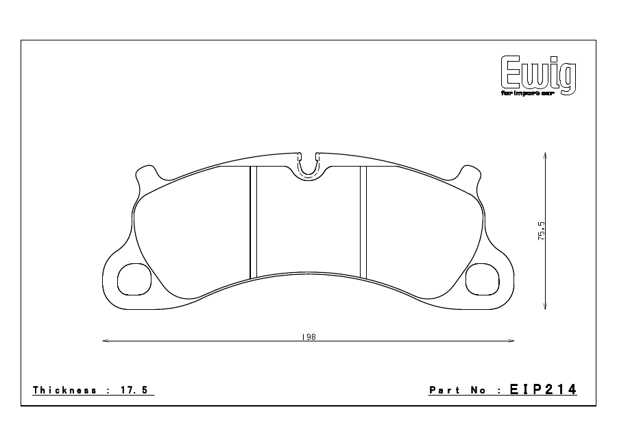 Endless EIP214 official technical pad shape