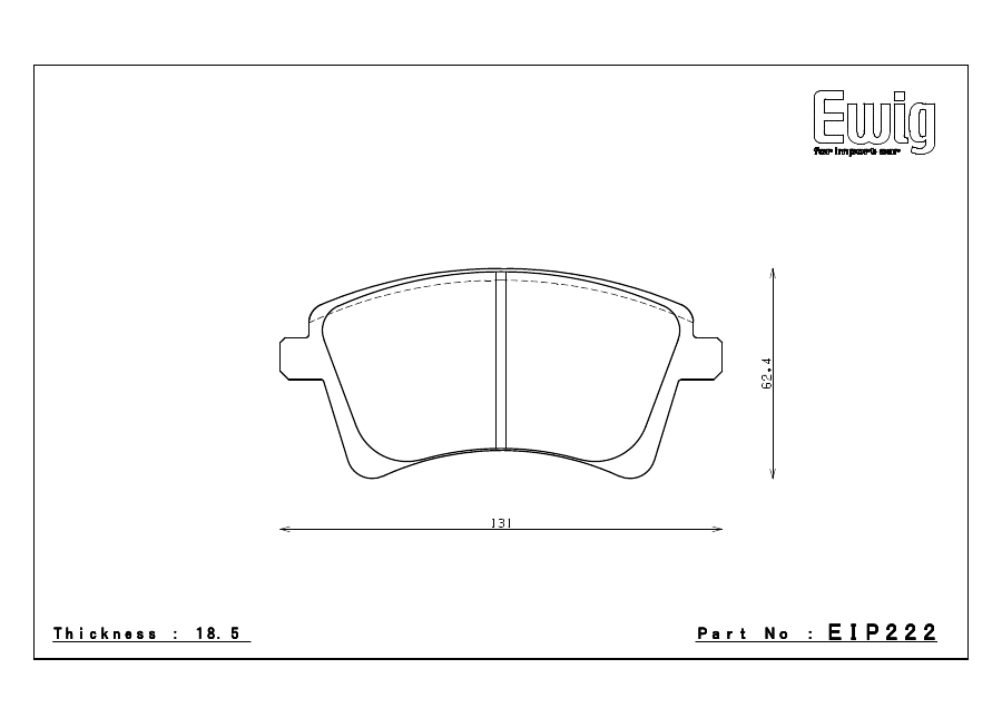 Endless EIP222 official technical pad shape