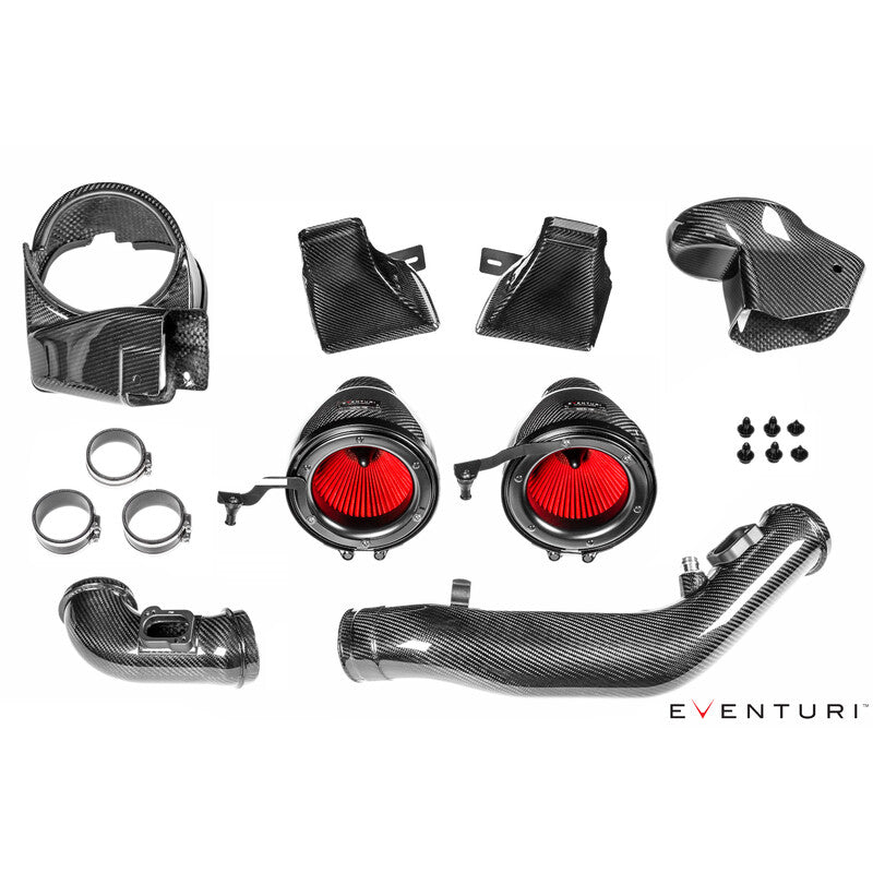Eventuri carbon fibre intake V2 for BMW M3 F80 and BMW M4 F82 S55 performance intake system