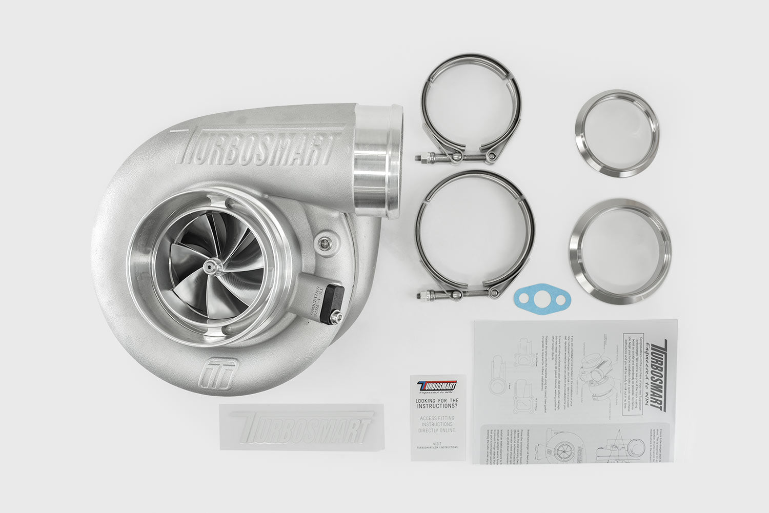 TS-1 Turbocharger 7675 V-Band 1.24AR Externally Wastegated