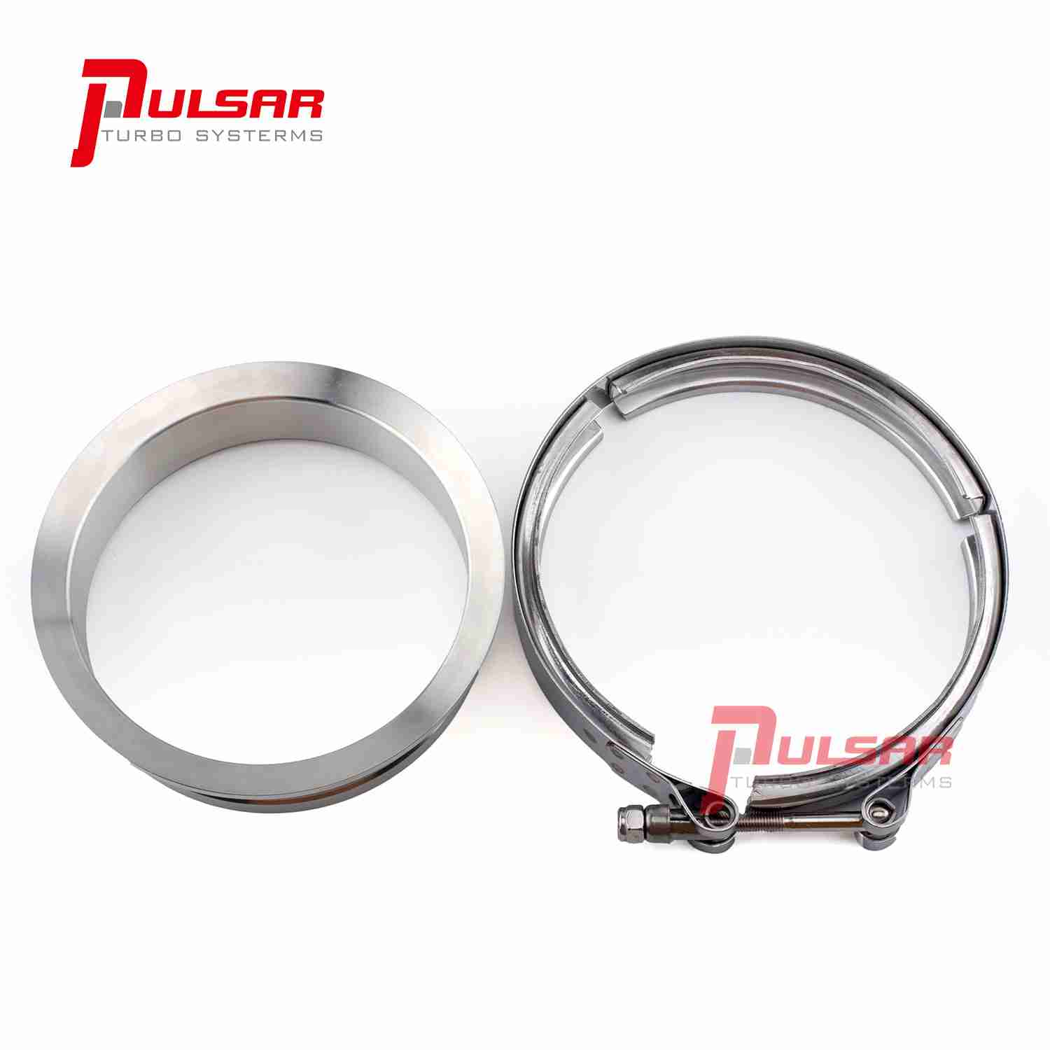 PULSAR 400 T6 Turbo 5" Stainless Steel Flange Clamp Kit by Pulsar Turbo available at Torque Lab