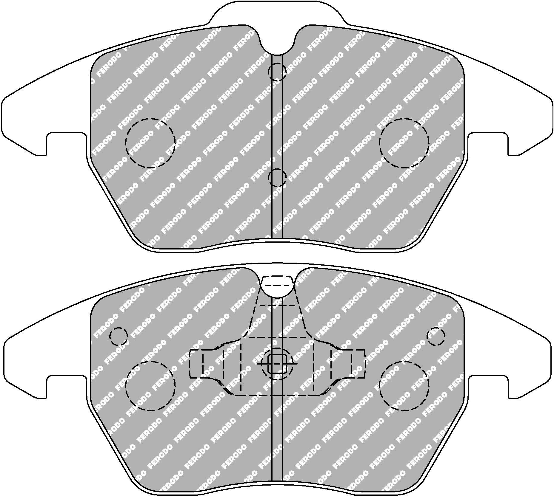 Ferodo Semi-Metallic Brake Pads | FER-FCP1641G