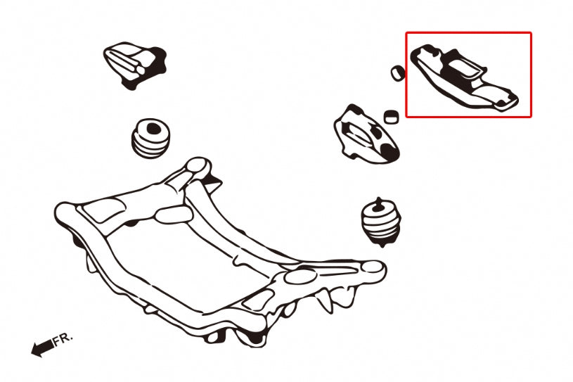 Harden Transmission Mount Hyundai Genesis coupe