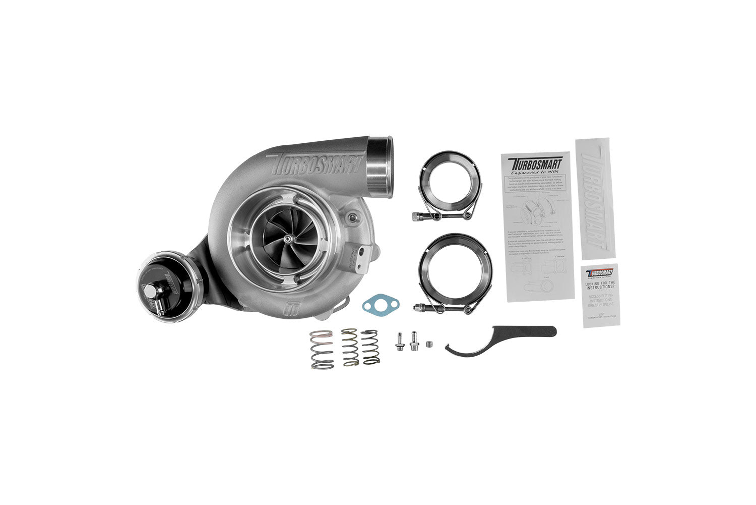 TS-1 Turbocharger 6262 V-Band 0.82AR Internally Wastegated (14psi)